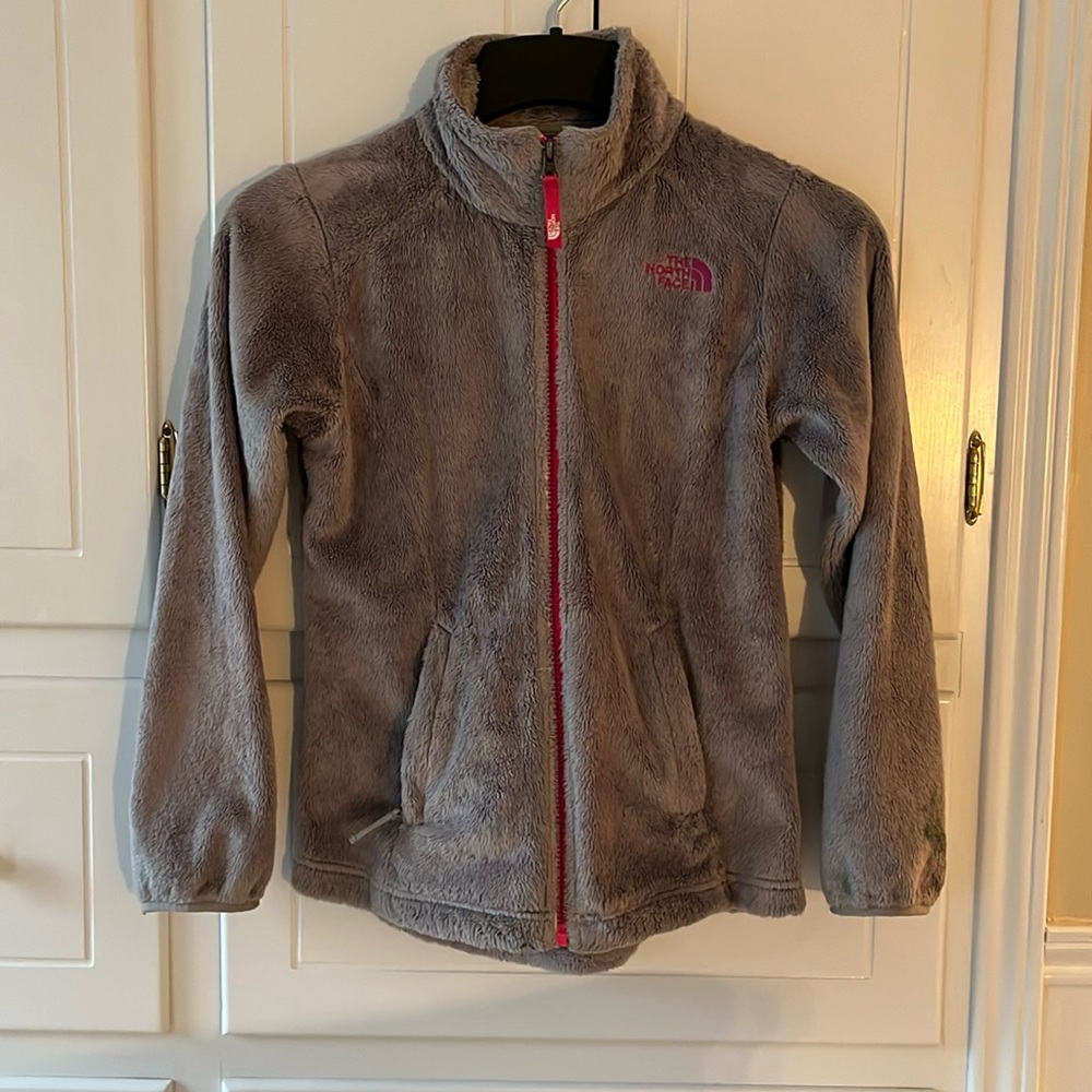 Grey Girls North Face Fleece Jacket